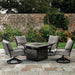 Segovia Fire Pit Table - LATIN HOME FURNITURE - (POMONA,CA)