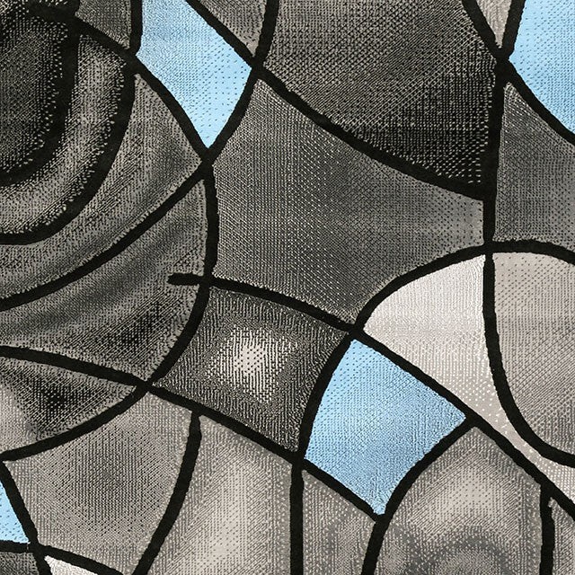Sivas Charcoal Blue 8' X 10' Area Rug - LATIN HOME FURNITURE - (POMONA,CA)