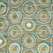 Atlas Rug Gray/ Aqua - LATIN HOME FURNITURE - (POMONA,CA)