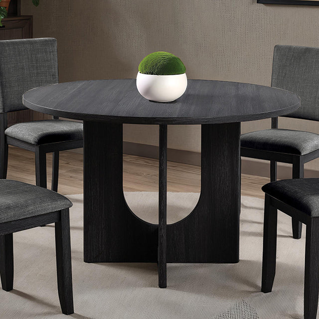 Oberto Round Dining Table - LATIN HOME FURNITURE - (POMONA,CA)