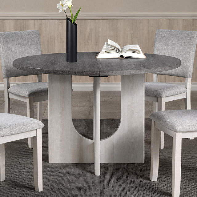 Oberto Round Dining Table - LATIN HOME FURNITURE - (POMONA,CA)