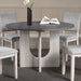 Oberto Round Dining Table - LATIN HOME FURNITURE - (POMONA,CA)