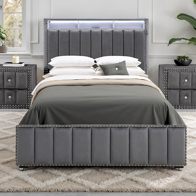Farese Full Bed - LATIN HOME FURNITURE - (POMONA,CA)