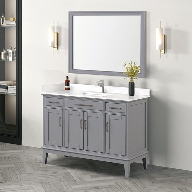 Soline Vanity Set w/ Mirror - LATIN HOME FURNITURE - (POMONA,CA)