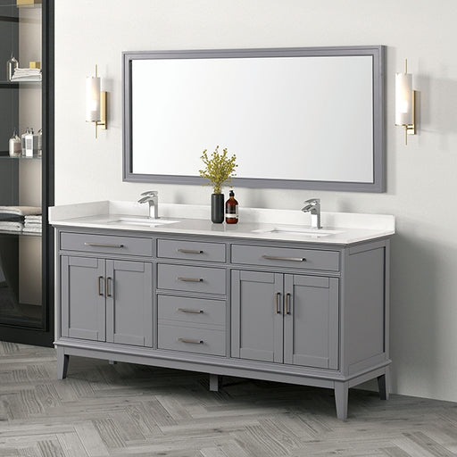 Almeria Vanity Set w/ Mirror - LATIN HOME FURNITURE - (POMONA,CA)