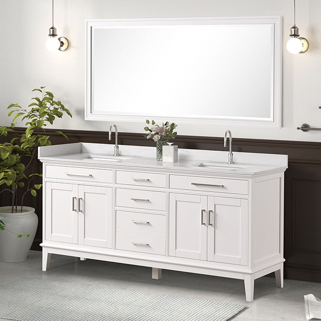 Almeria Vanity Set w/ Mirror - LATIN HOME FURNITURE - (POMONA,CA)