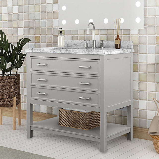 Reston Vanity with Top/ Sink - LATIN HOME FURNITURE - (POMONA,CA)