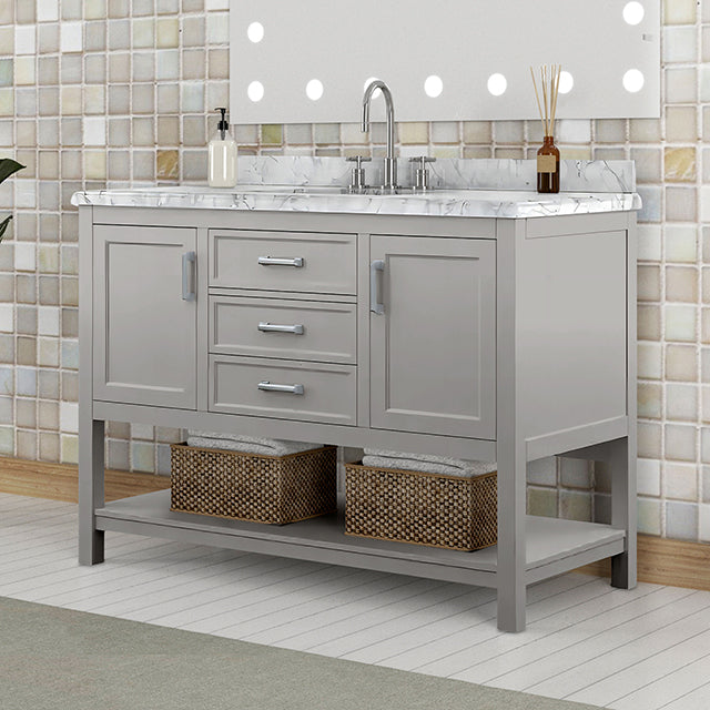 Reston Vanity with Top/ Sink - LATIN HOME FURNITURE - (POMONA,CA)