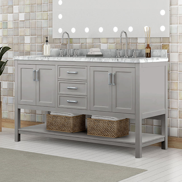 Reston Vanity with Top/ Sink - LATIN HOME FURNITURE - (POMONA,CA)