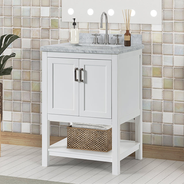 Reston Vanity with Top/ Sink - LATIN HOME FURNITURE - (POMONA,CA)