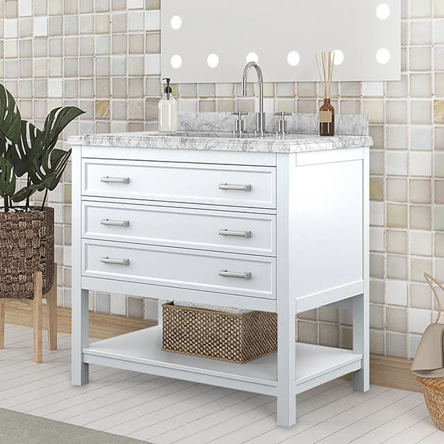 Reston Vanity with Top/ Sink - LATIN HOME FURNITURE - (POMONA,CA)